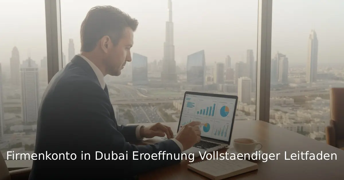 Firmenkonto in Dubai Eroeffnung Vollstaendiger Leitfaden