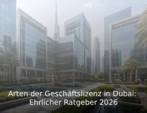 Arten der Geschäftslizenz in Dubai Ehrlicher Ratgeber 2026
