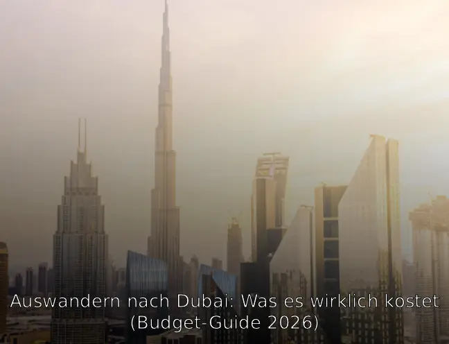 Auswandern Dubai Kosten Was es wirklich kostet (Budget-Guide 2026)