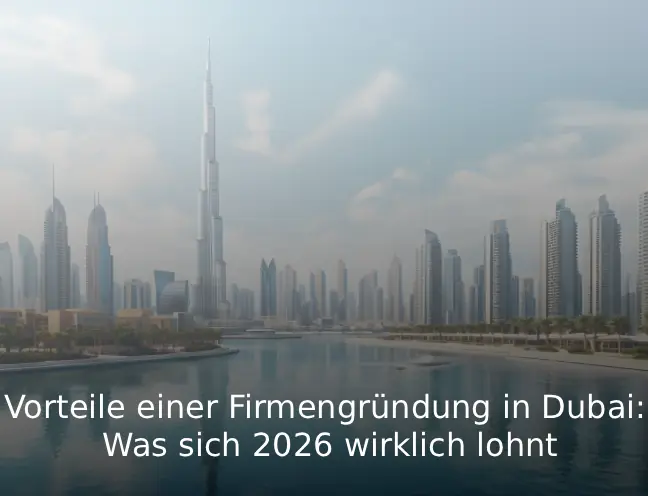Vorteile einer Firmengründung in Dubai Was sich 2026 wirklich lohnt