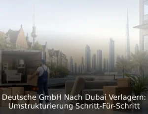 Deutsche GmbH Nach Dubai Verlagern Umstrukturierung Schritt-Für-Schritt