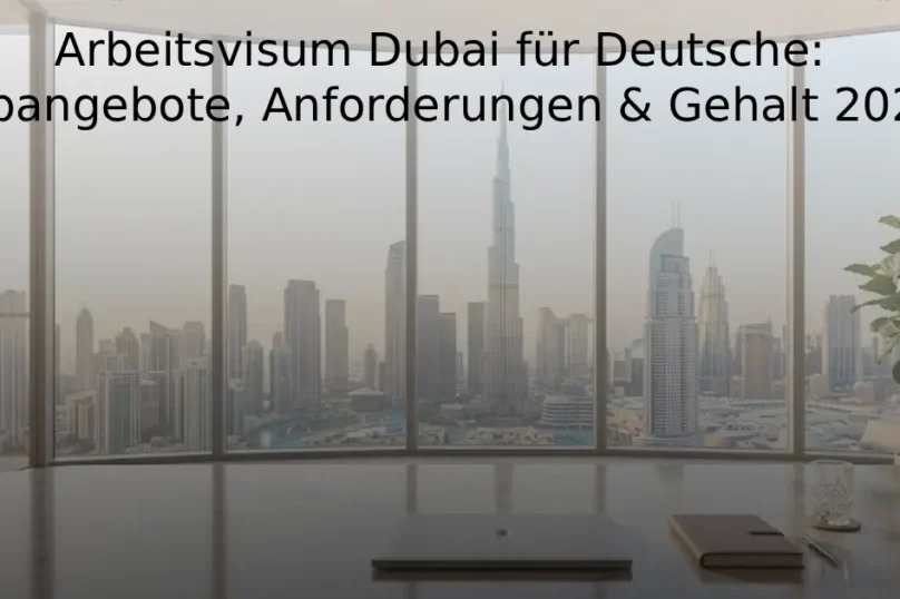 Arbeitsvisum Dubai für Deutsche Jobangebote, Anforderungen & Gehalt 2026