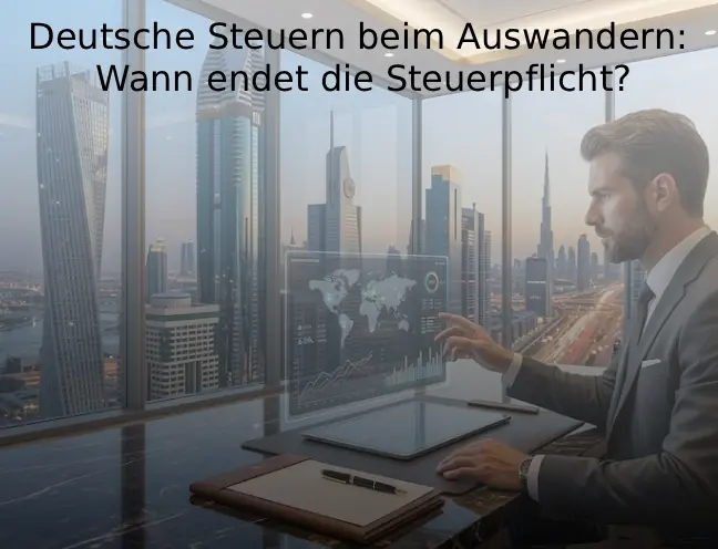 Deutsche Steuern beim Auswandern Wann endet die Steuerpflicht