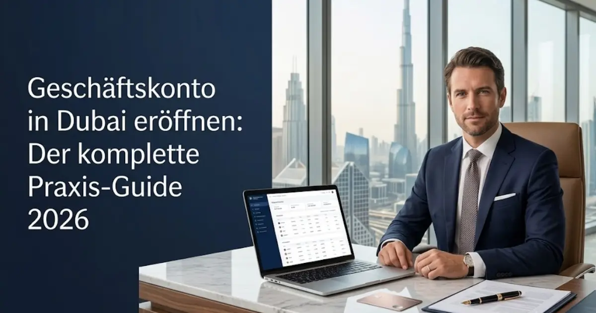 Geschäftskonto in Dubai eröffnen Der komplette Praxis-Guide 2026