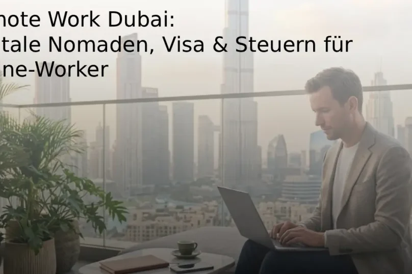 Remote Work Dubai Digitale Nomaden, Visa & Steuern für Online-Worker