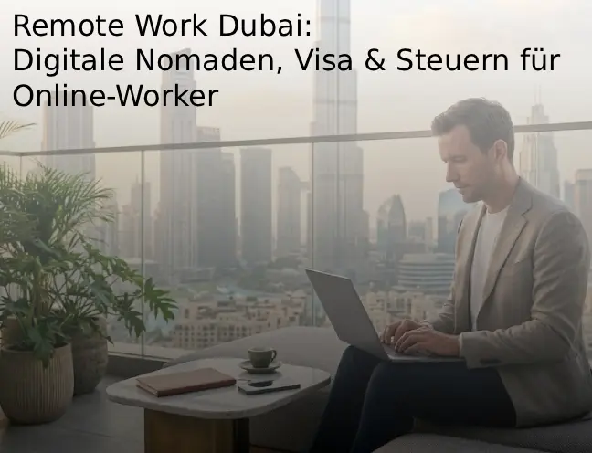 Remote Work Dubai Digitale Nomaden, Visa & Steuern für Online-Worker