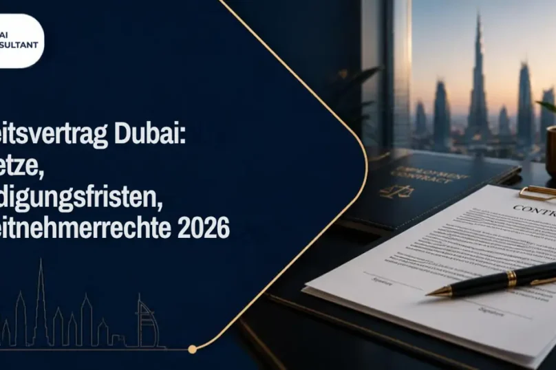 Arbeitsvertrag Dubai Gesetze, Kündigungsfristen, Arbeitnehmerrechte 2026
