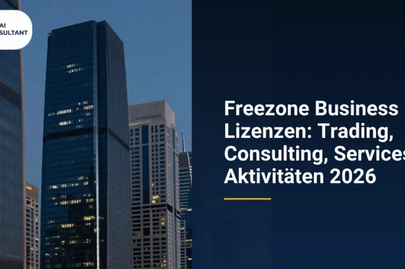 Freezone Business Lizenzen Trading, Consulting, Services & Aktivitäten 2026