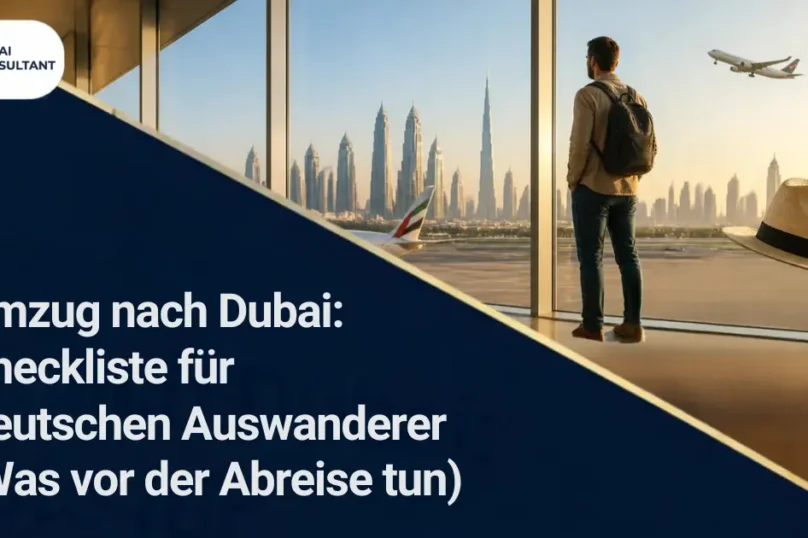 Umzug nach Dubai Checkliste für Deutschen Auswanderer (Was vor der Abreise tun)