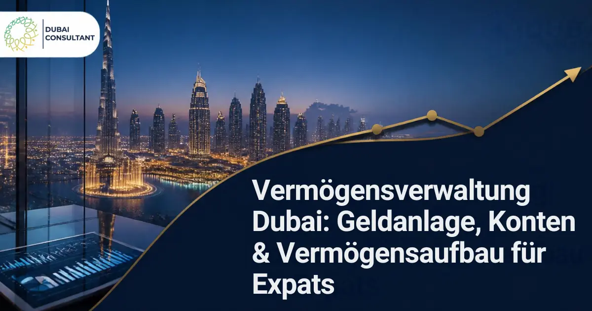 Vermögensverwaltung Dubai Geldanlage, Konten & Vermögensaufbau für Expats